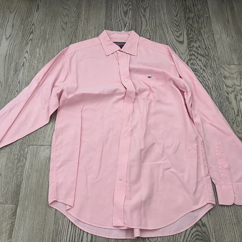 Vineyard Vines Tucker Shirt size L pink